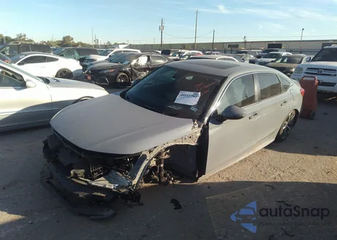 2023 Honda Civic Touring из США, поврежденный, VIN 2HGFE1F92PH313761